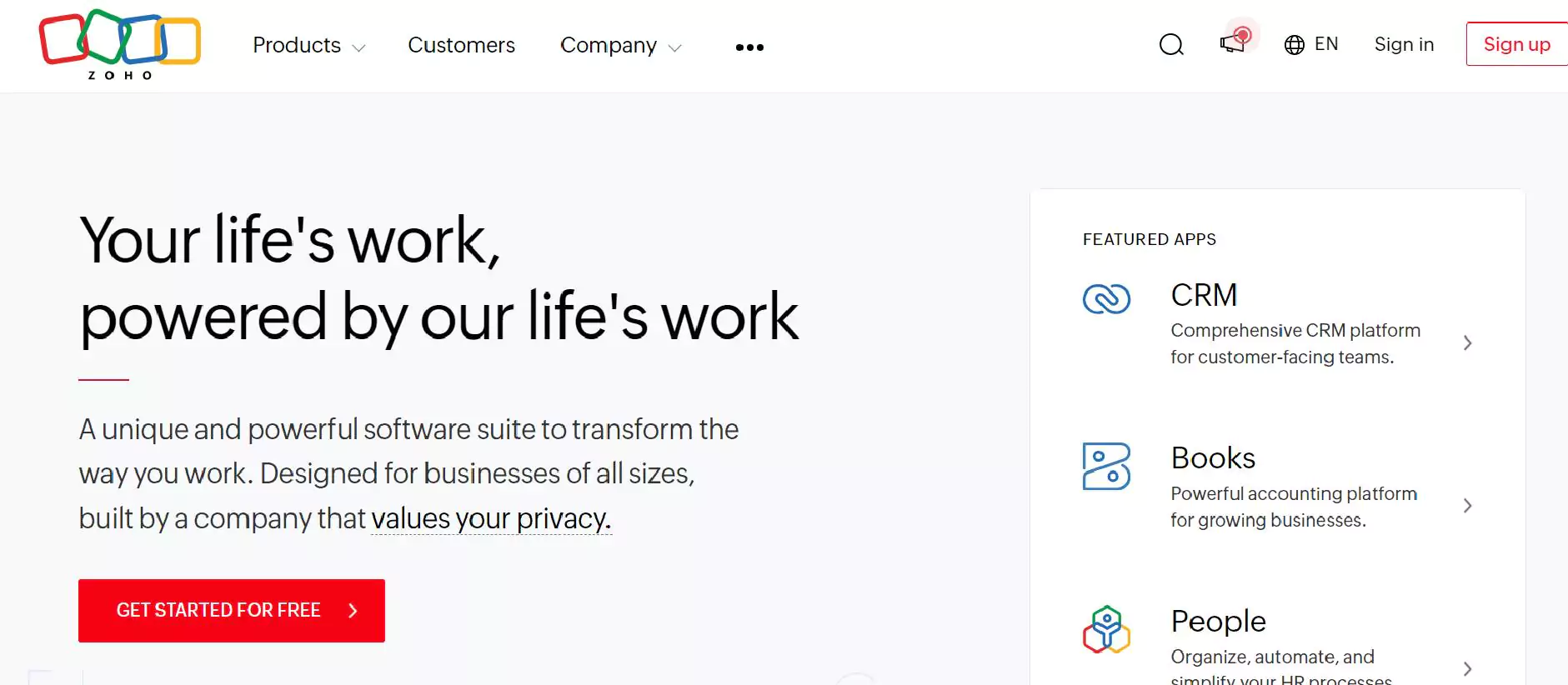 Zoho CRM